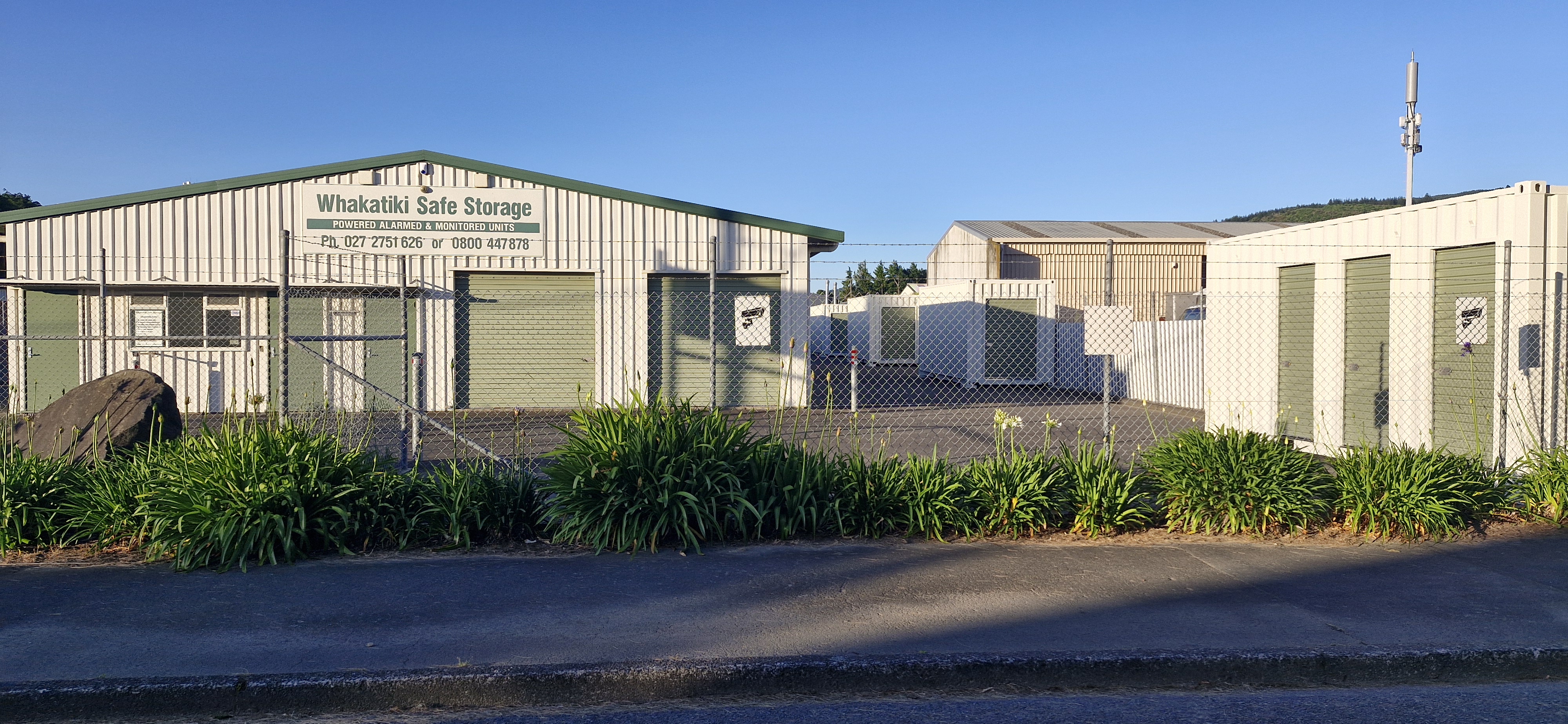 Whakatiki Safe Storage has monitored, alarmed and powered units with 24/7 access